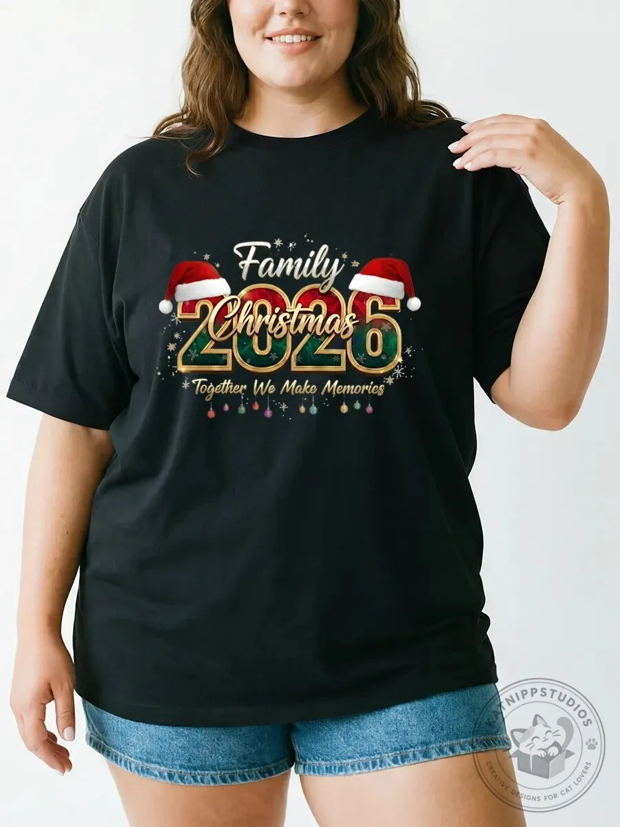 Family Christmas 2026 Together We Make Memories Holiday T-Shirt